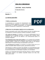 Informe #4 Sociavilizacion