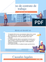 Termino de Contrato de Trabajo