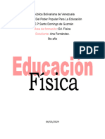 Trabajo de Educación Física