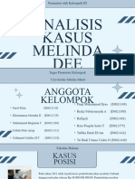 Analisis Kasus Melinda Dee