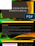 Plan Estrategico Institucional