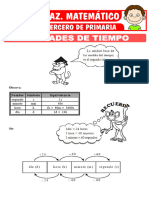 Unidades de Tiempo para Tercero de Primaria