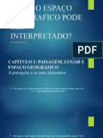 Como o Espaço Geografico Pode Ser Interpretado