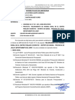 Informe de Ampliacion de Plazo