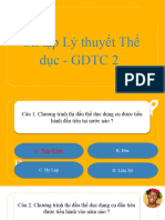 Ôn Tập GDTC 2- Thể Dục