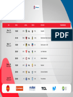 Resultado y Programación Campeonato Itaú 2024-02-14