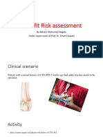 Benefit Risk Clinical Senario