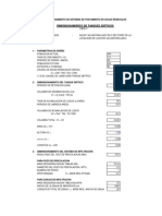 Calculo del Tanque Séptico Tipo 01