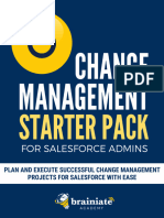 Change Management Starter Pack For Salesforce Admins