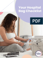 Hospital Bag Checklist IRL