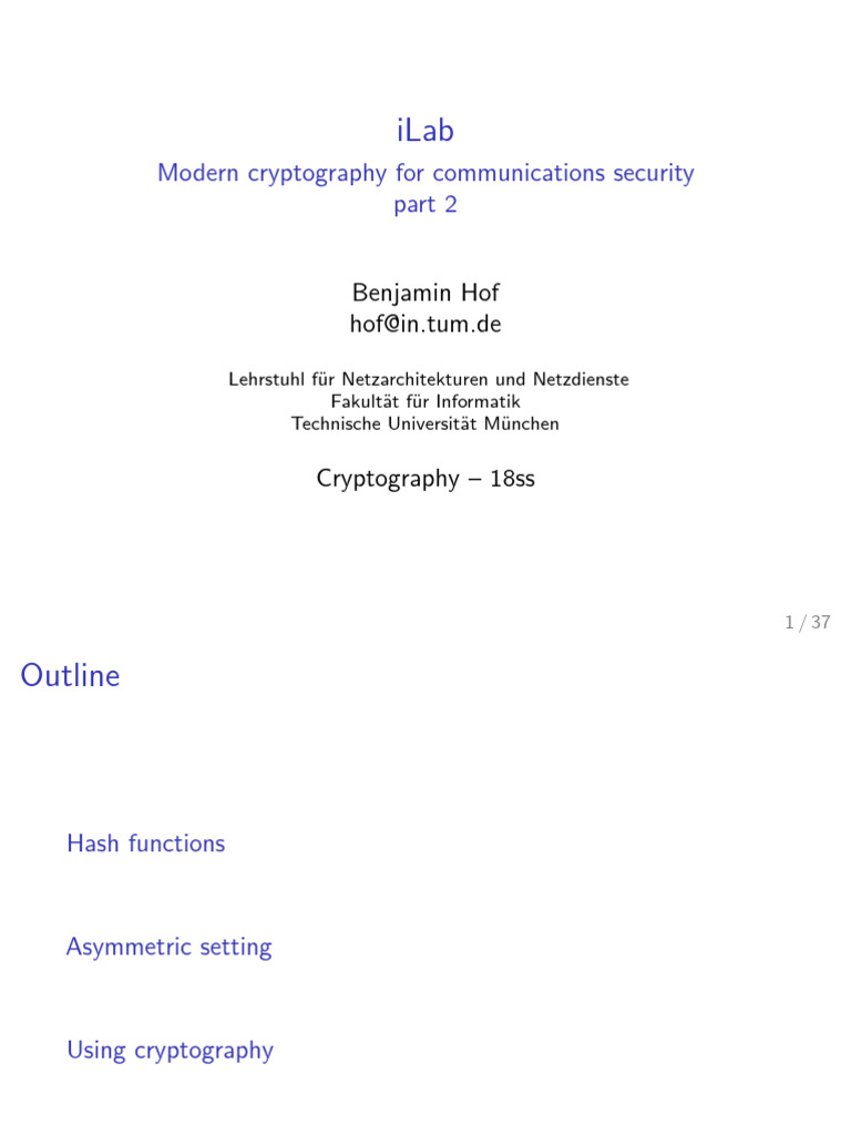 Crypto 2 | PDF | Cryptography | Public Key Cryptography
