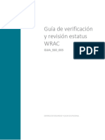 GUIA - SSO - 003 Guía de Verificación y Revisión Estatus WRAC