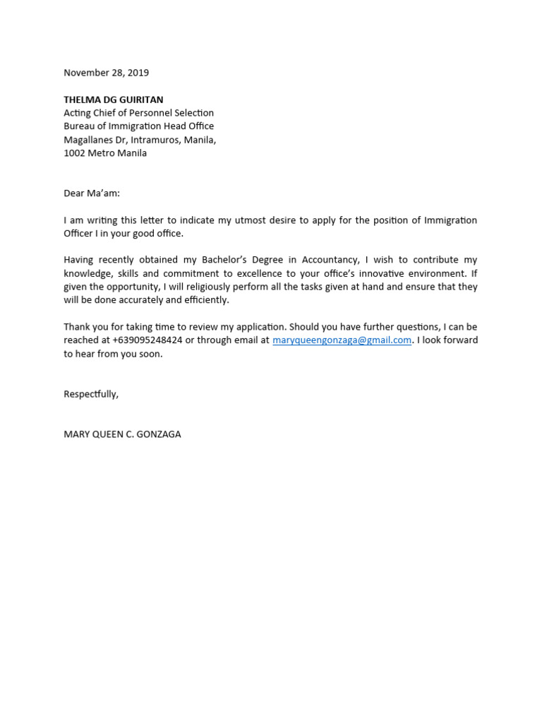 Letter of Intent | PDF