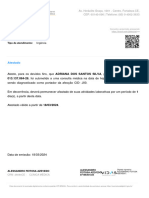 Atestado: 013.137.064-26, Foi Submetido A Uma Consulta Médica Na Data de Hoje, 18/03/2024 08:42 HRS