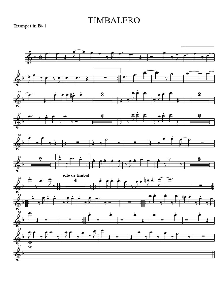 Timbalero tr 1 pdf