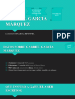 Presentación de Gabriel Garcia Marquez Por Luciana Ruiz