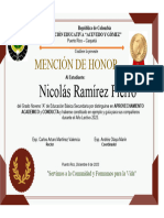 Mencion de Honor 1 - 2023