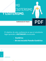 Fase A - Exoterismo, Pseudo Esoterismo y Esoterismo