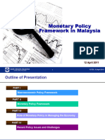 Monetary Policy Framework in Malaysia