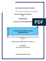 Syllabus Vs Management Et Esprit D'entreprenariat INFO Iss Kin 2022