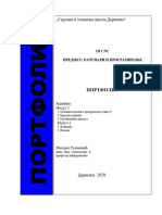 Portfolio Racunari I Programiranje III Razred CNC 2020 21