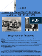 10.gaia Diktadura Frankistaren Finkapena Eta Krisialdia (1959-1975)