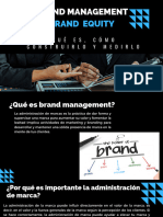 El Brand Management y El Brand Equity