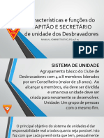 Características e Funções Do CAPITÃO E SECRETARIO de Unidades Dos Debravadores