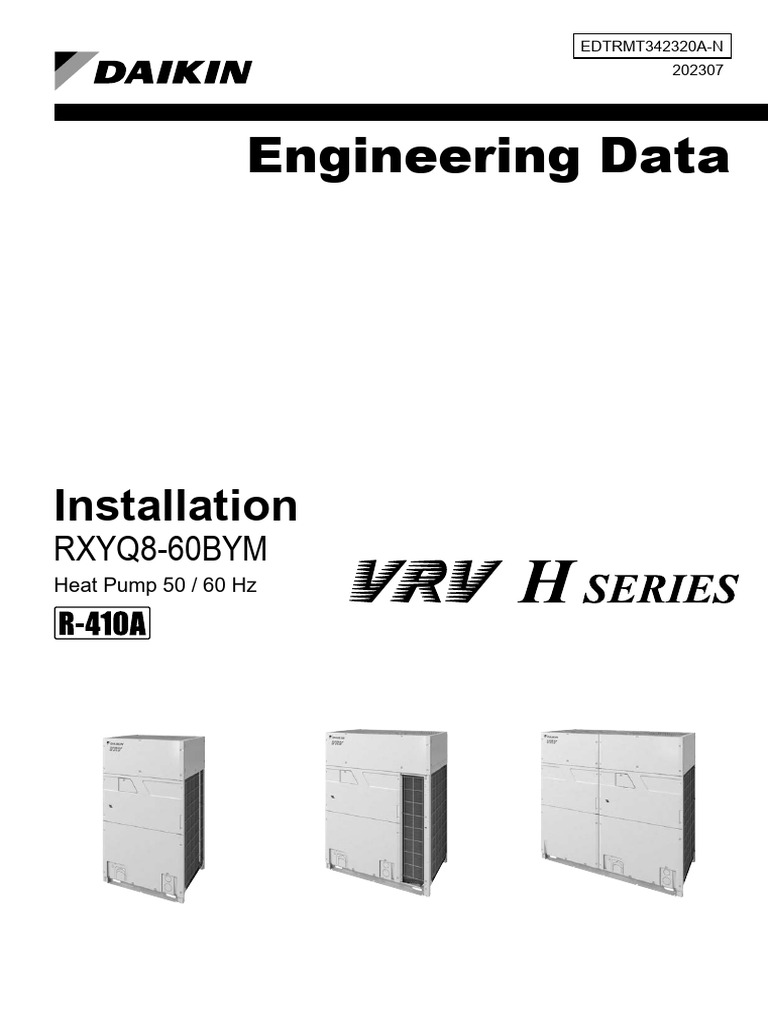 Daikin RXYQ8 REFNET Installation Guide | PDF | Pipe (Fluid Conveyance ...