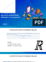 002 CONJUNTOS NUMERICOS DOS NUMEROS REAIS Operacoes Propriedades Aplicacoes e Reta Numerica