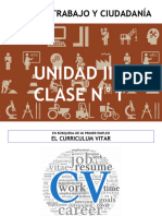 Unidad 3 Clase 1 Curriculum Vitae