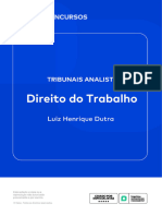 Aula 03 - Contrato de Trabalho e Dano Extrapatrimonial - Prof. Luiz Henrique