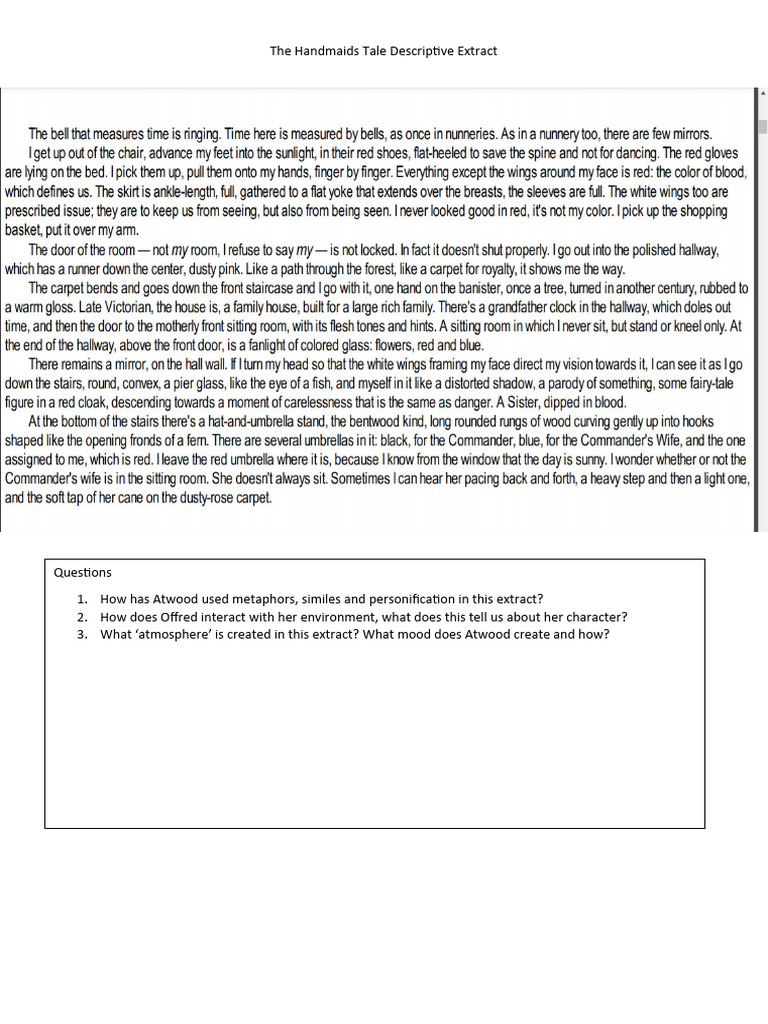Handmaids tale descriptive extract pdf