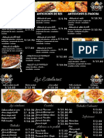 Restaurante Español Folleto