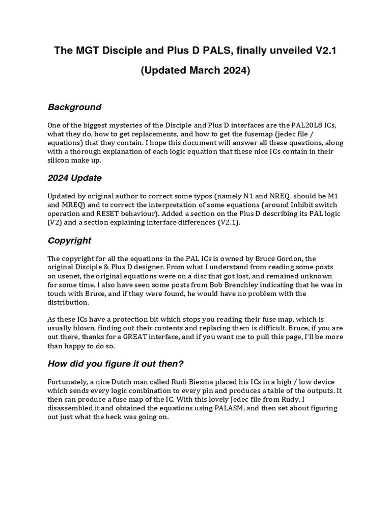 Disciple Plus D Pals Unveiled | PDF | Computer Engineering | Office ...