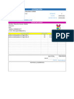 Formato de Cotizacion en Excel