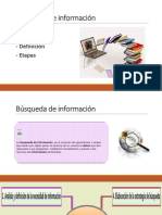 Búsqueda de Información - INVESTIGACIÓN