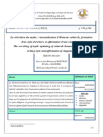 La-Réécriture-Du-Mythe - Réactualisation-D'éléments-Culturels - Formation-D'un-Style-D'écriture-Et-Affirmation-D'une-Singularité.