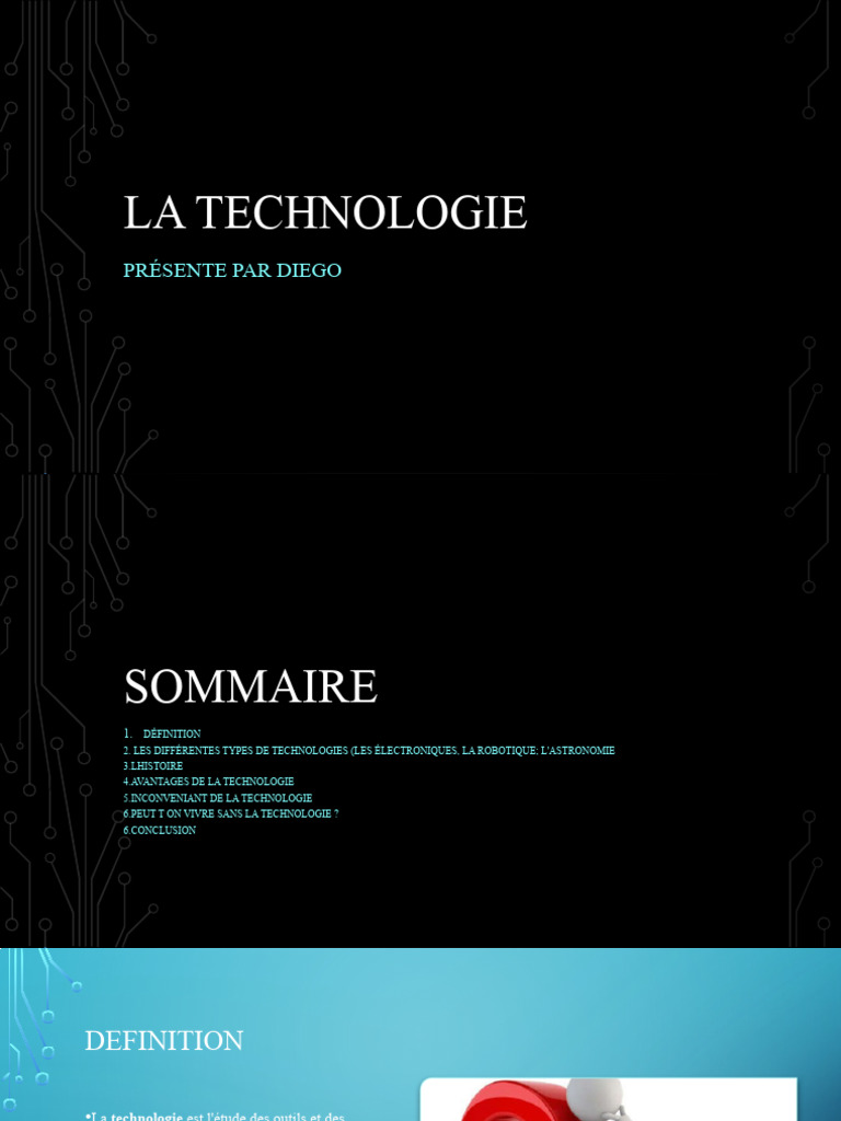 Avantages et inconvénients de la technologie | PDF