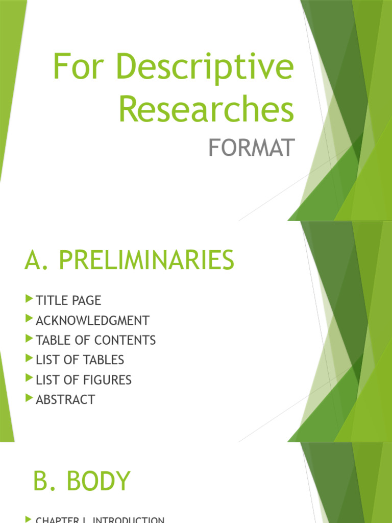 For Descriptive Researches | PDF | Validity (Statistics) | Data