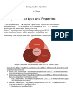 MongoDB Index Type and Properties