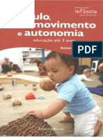 Vínculo Movimento e Autonomia Educação Até 3 Anos