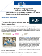CORDIS - Article - 236677 Innovative Technologies For A Sustainable Dairy Industry - Es