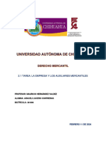 2.1 Tarea La Empresa y Los Auxiliares Mercantiles.