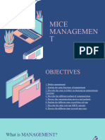 Mice Management