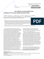 Gasifikasi Tar Di Atas Katalis Berbasis Nikel Pengaruh Aditif Pada Catalytic Cracking Biomassa