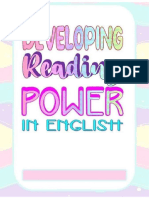 Developing Reading Power in English