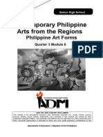 SHS Q3 Mod6 Philippine Art Forms v5