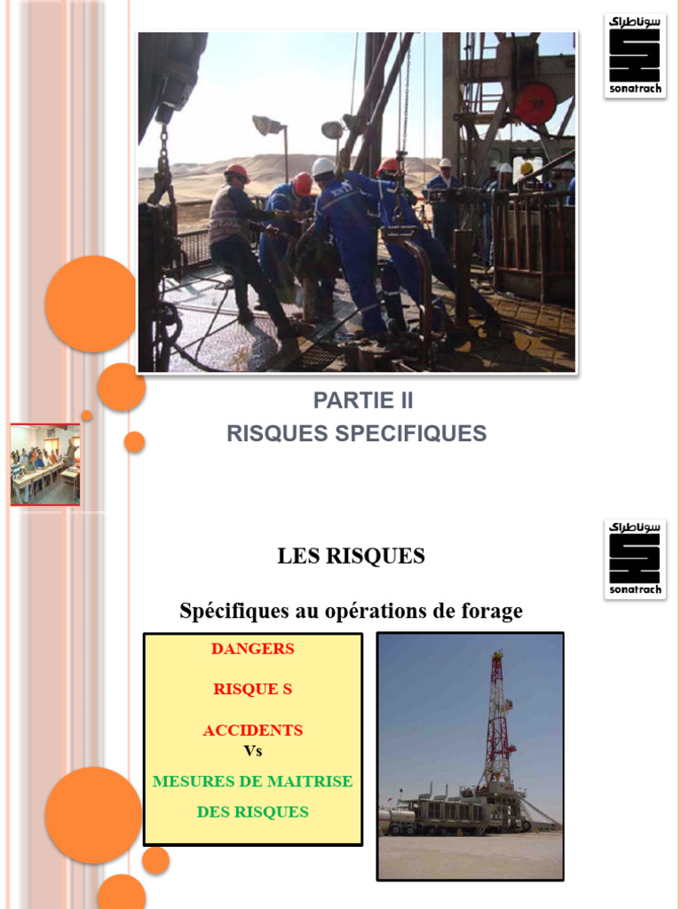 Risques et sécurité en forage pétrolier | PDF | Forage