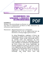 Huwebes Sa Unang Linggo NG Kuwaresma 2024